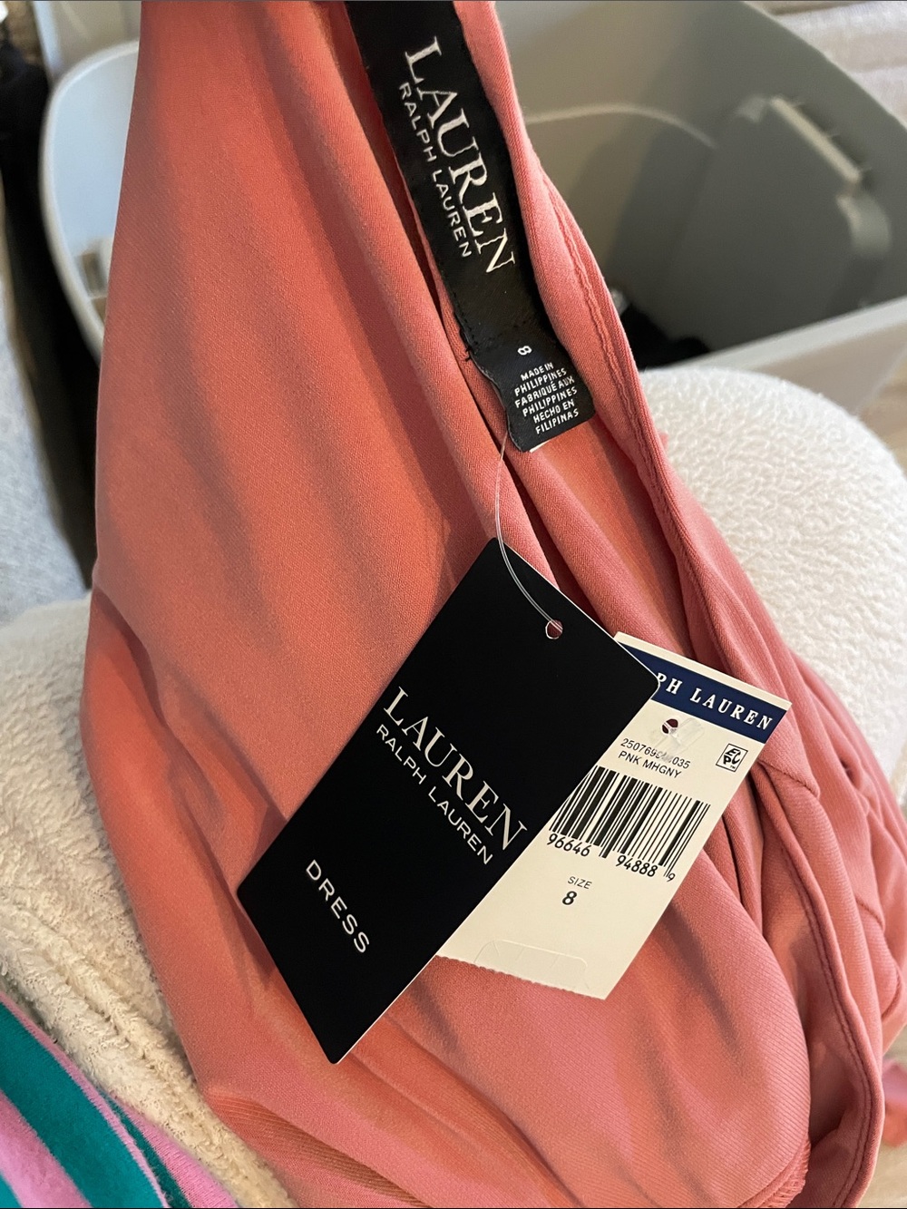 Wrap Front Long Sleeve Maxi Dress in Dusty Rose - Picture 5 of 10